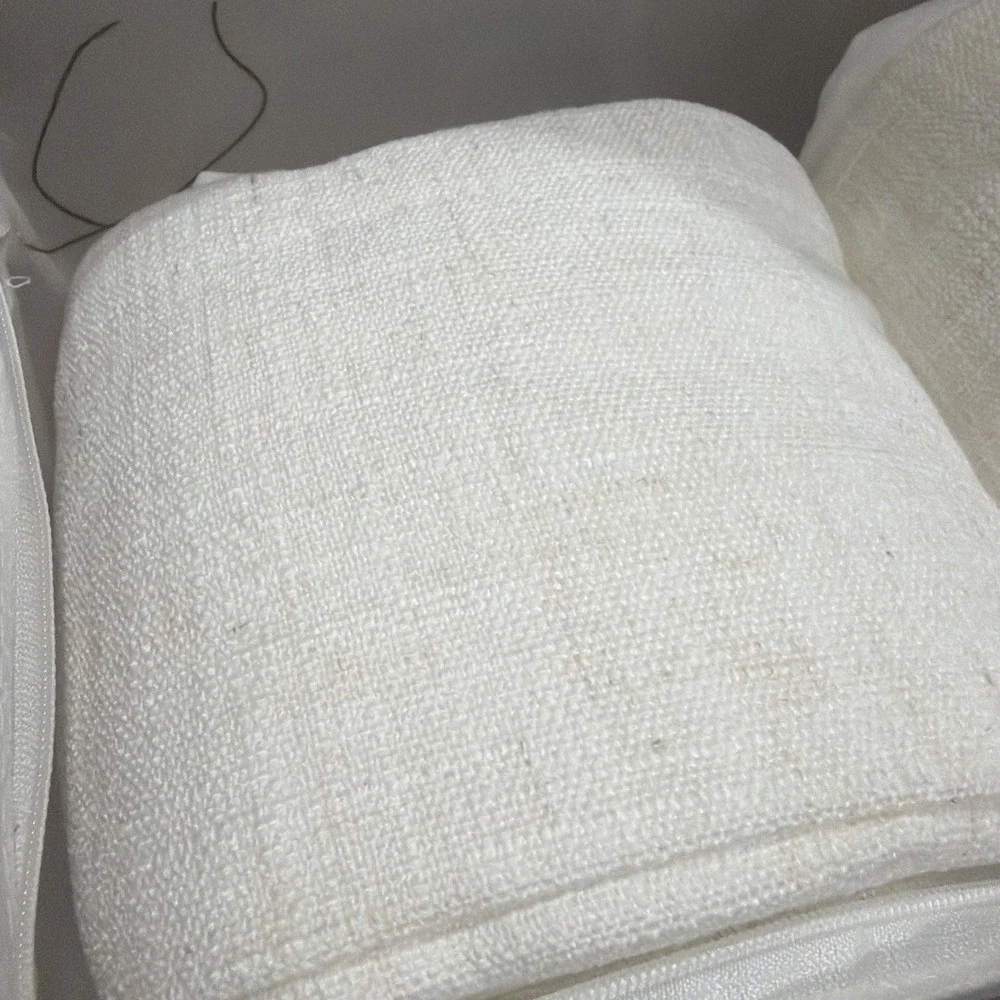 TWOPAGES Liz Linen Drape Pleated Curtains (2) 84